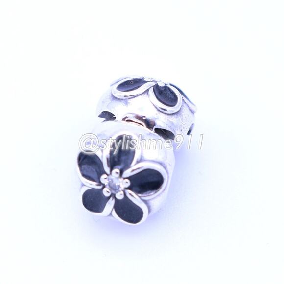 Authentic PANDORA Mystic Floral Clip with Zirconia - Picture 8 of 11
